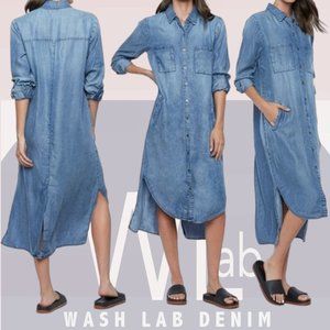 NEW Chill Out Shirtdress by Wash Lab Denim